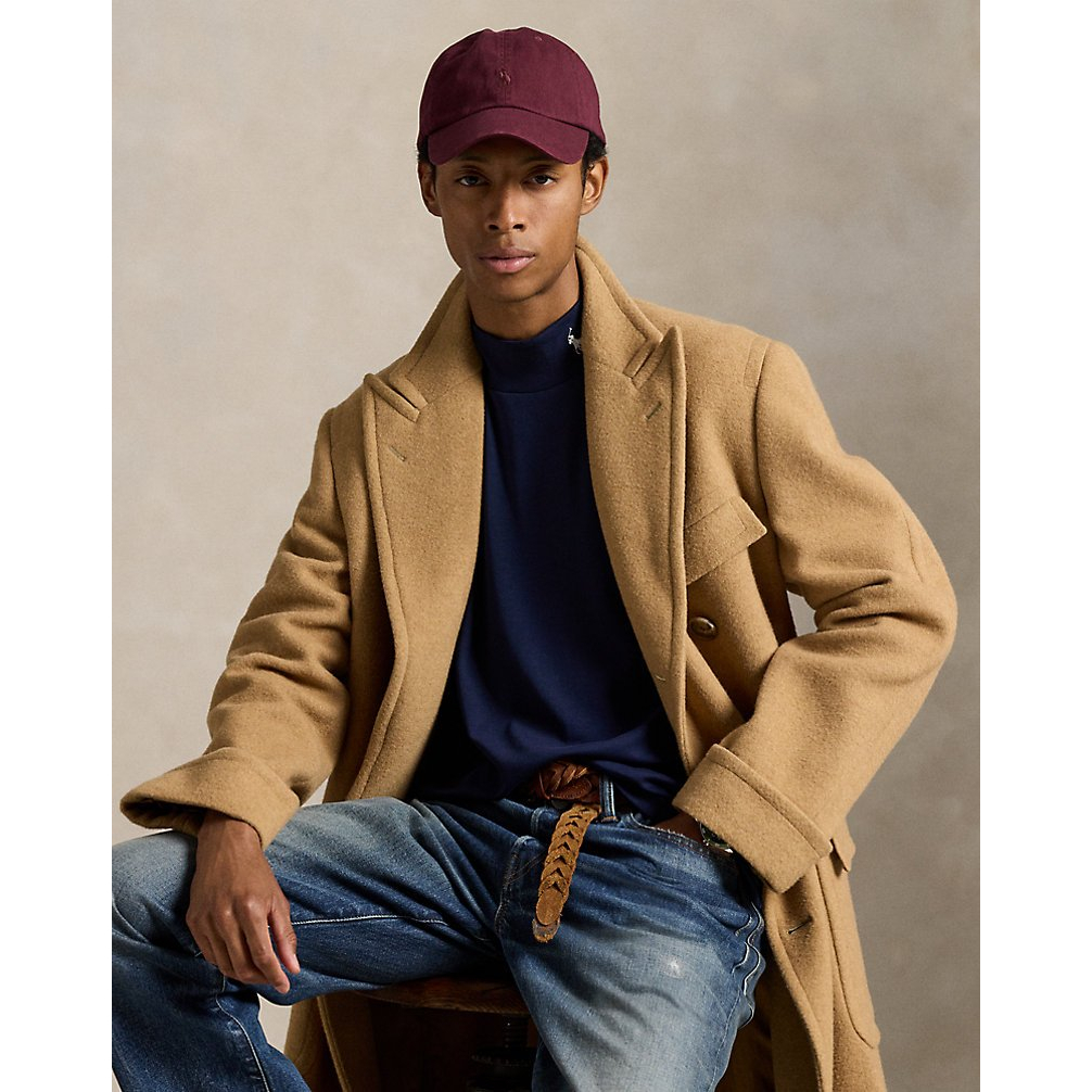 'Soft Cotton Mockneck Shirt' pour Hommes