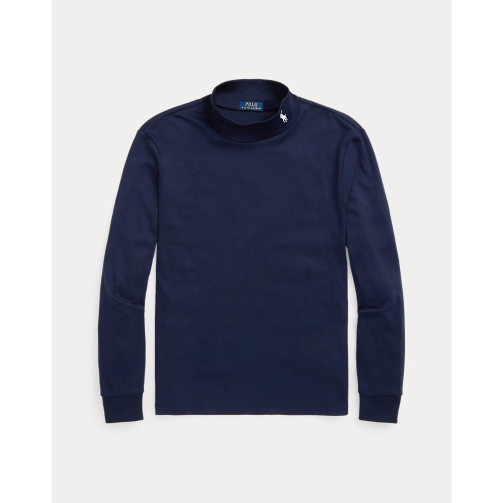 'Soft Cotton Mockneck Shirt' pour Hommes