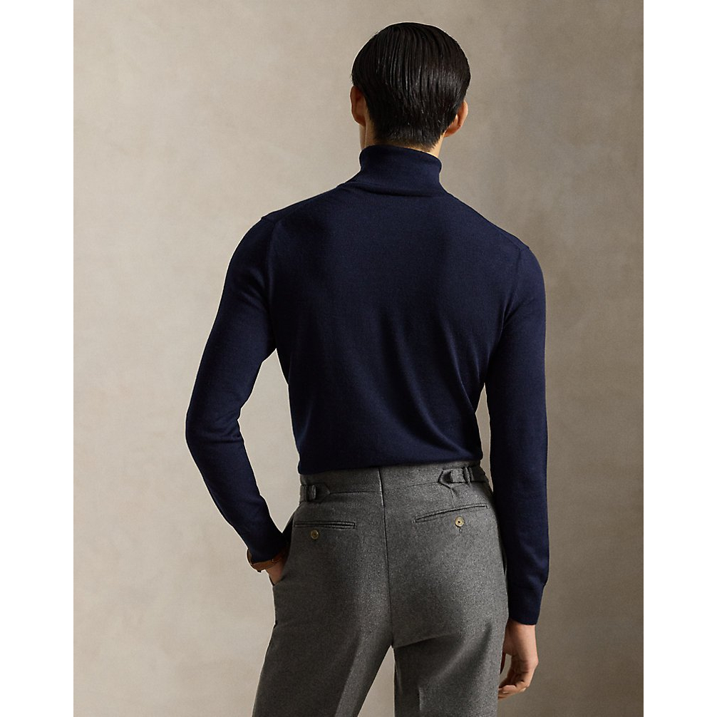 'Washable Wool Turtleneck Sweater' pour Hommes