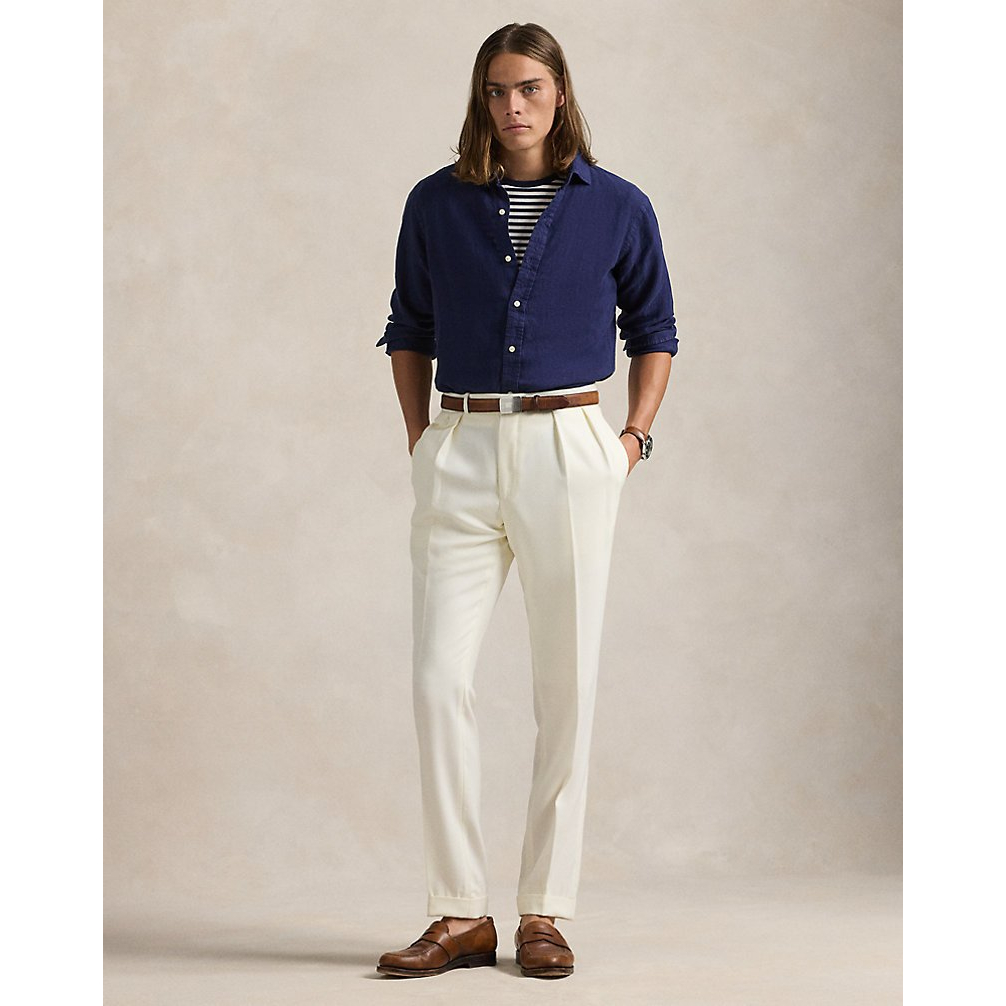 'Classic Fit Linen Shirt' pour Hommes