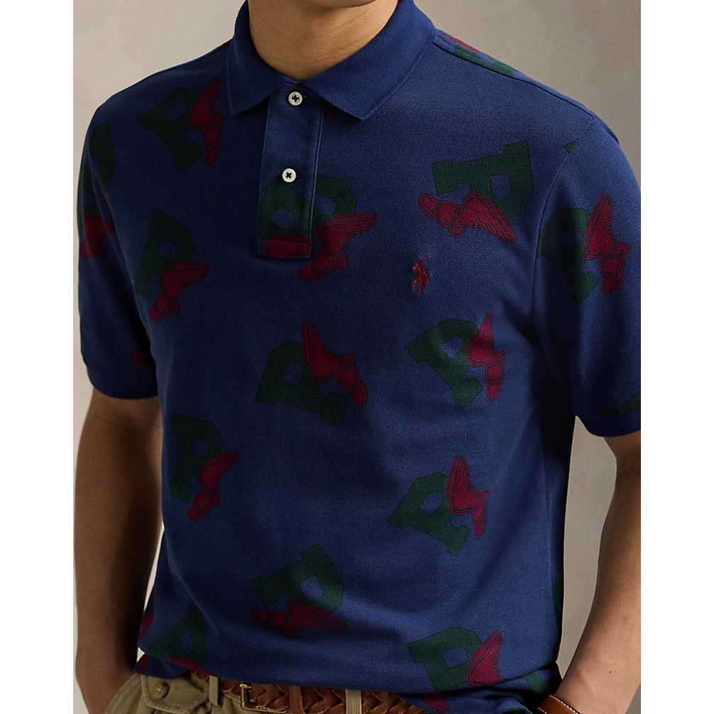 'Classic Fit P-Wing Mesh Polo Shirt' pour Hommes