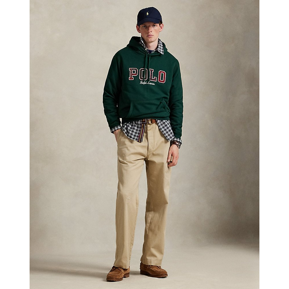 Men's 'The RL Fleece Plaid-Logo Hoodie'