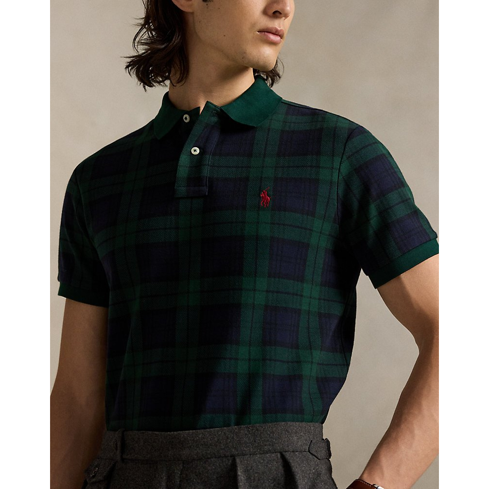 Men's 'Classic Fit Plaid Jacquard Polo Shirt'