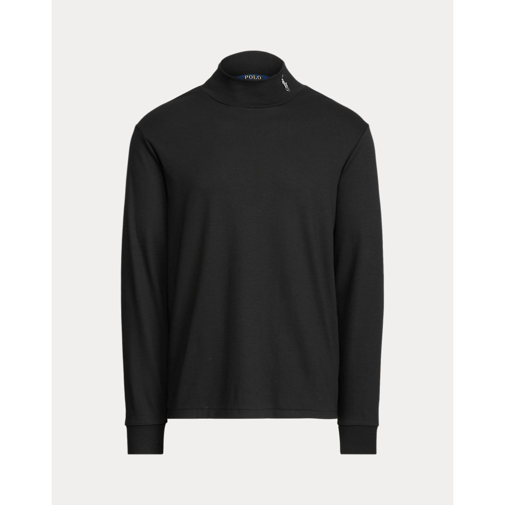 'Soft Cotton Mockneck Shirt' pour Hommes