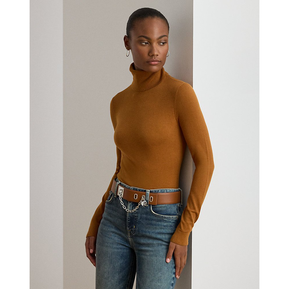 Women's 'Silk-Blend Turtleneck Sweater'