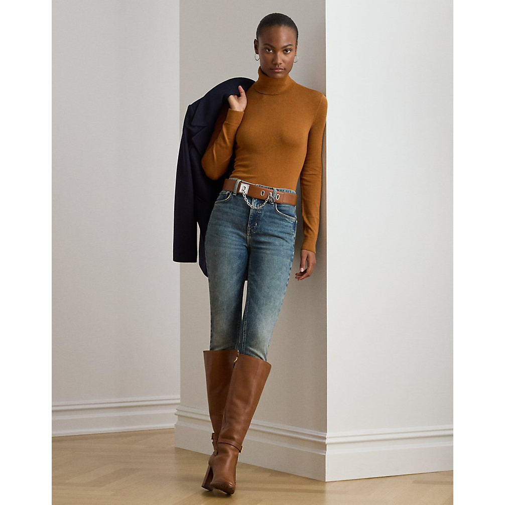 Women's 'Silk-Blend Turtleneck Sweater'