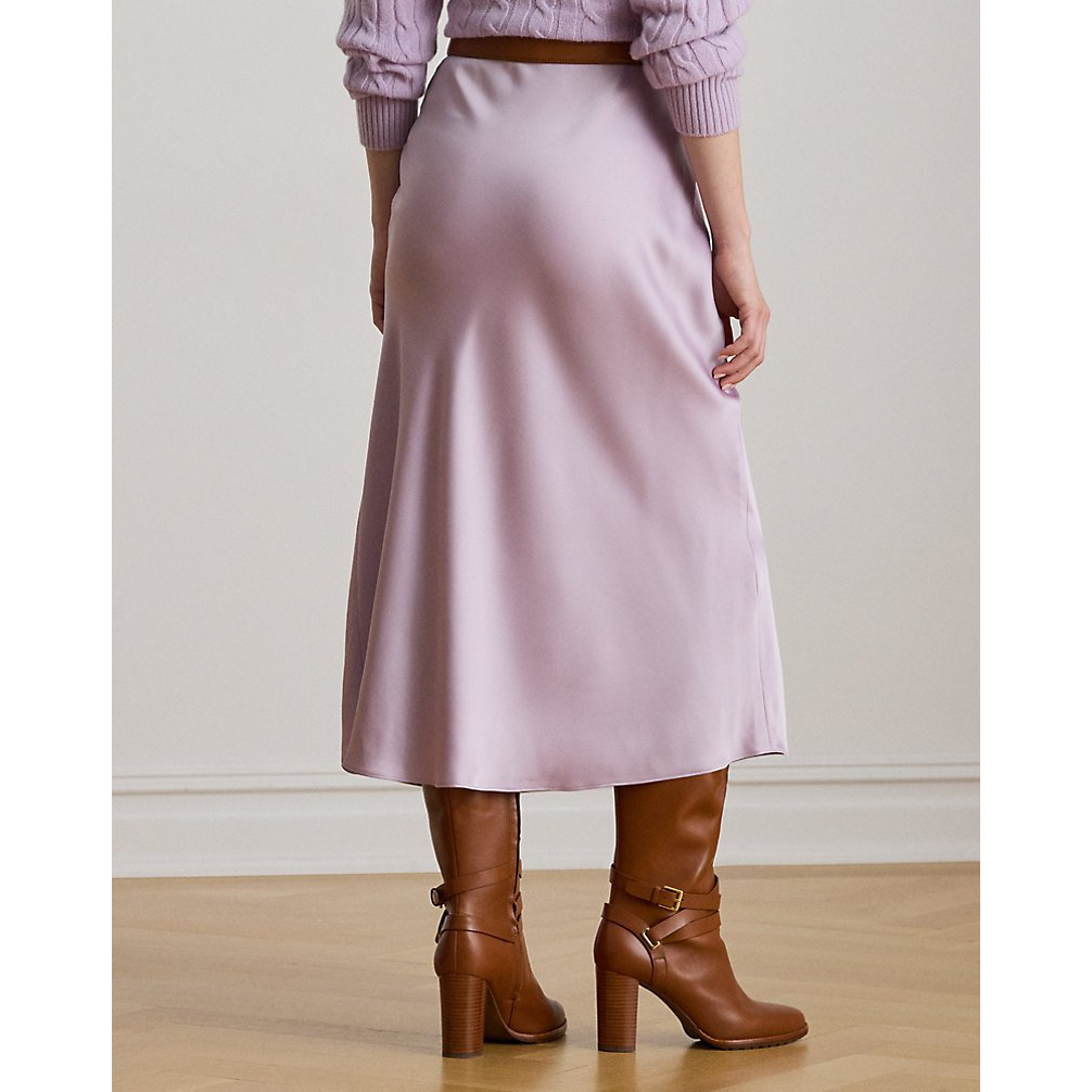 Women's 'Satin Charmeuse Midi Skirt'