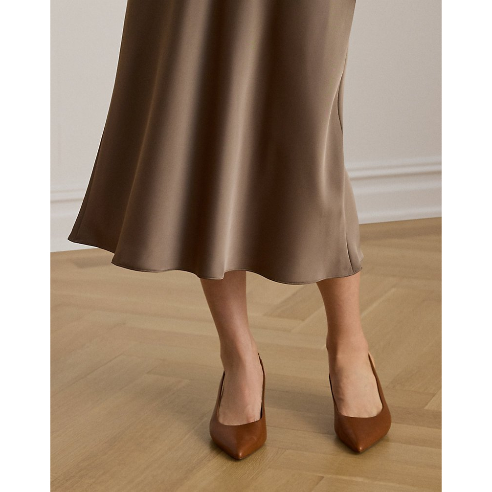 Women's 'Satin Charmeuse Midi Skirt'