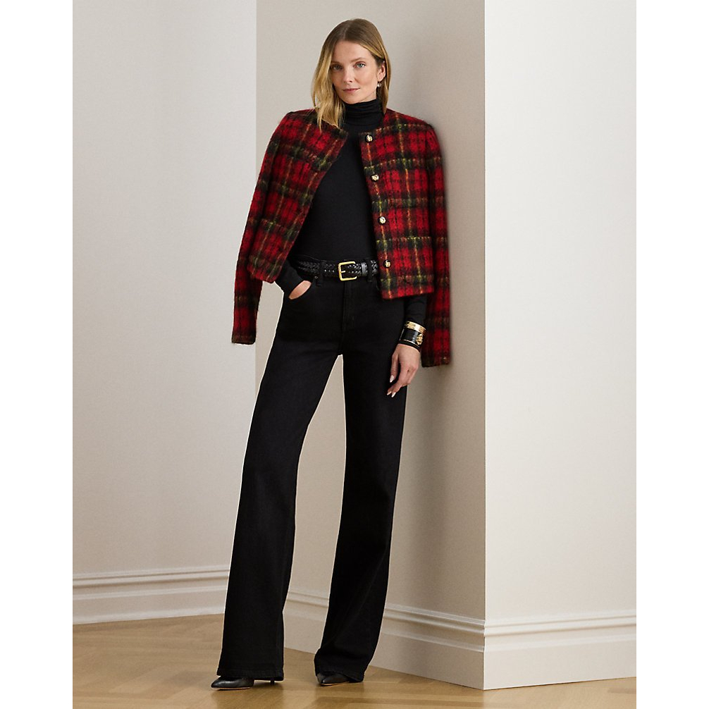 'Stretch Jersey Turtleneck' pour Femmes