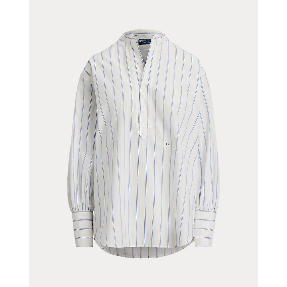 Women's 'Striped Cotton Dobby Top'