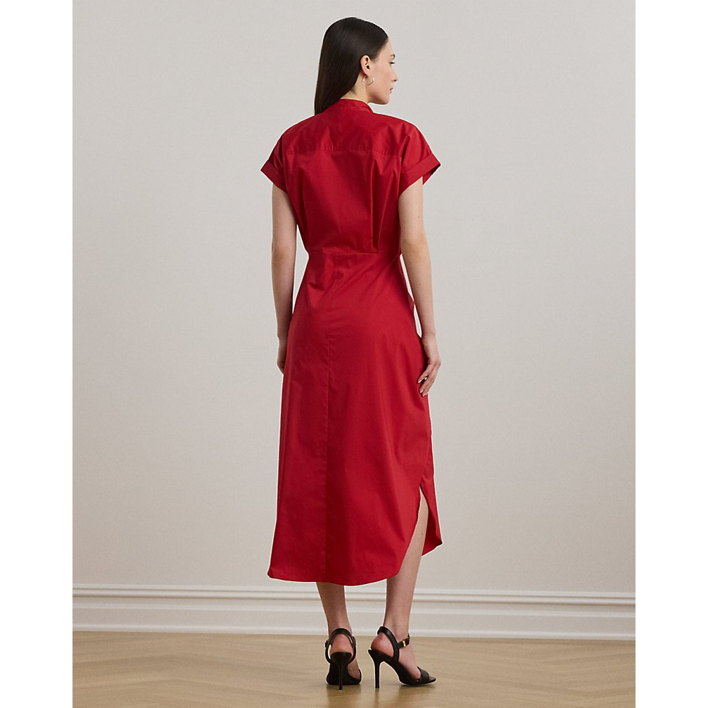 Women's 'Tie-Front Cotton-Blend Shirtdress'