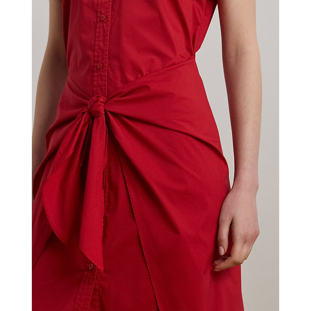 Women's 'Tie-Front Cotton-Blend Shirtdress'