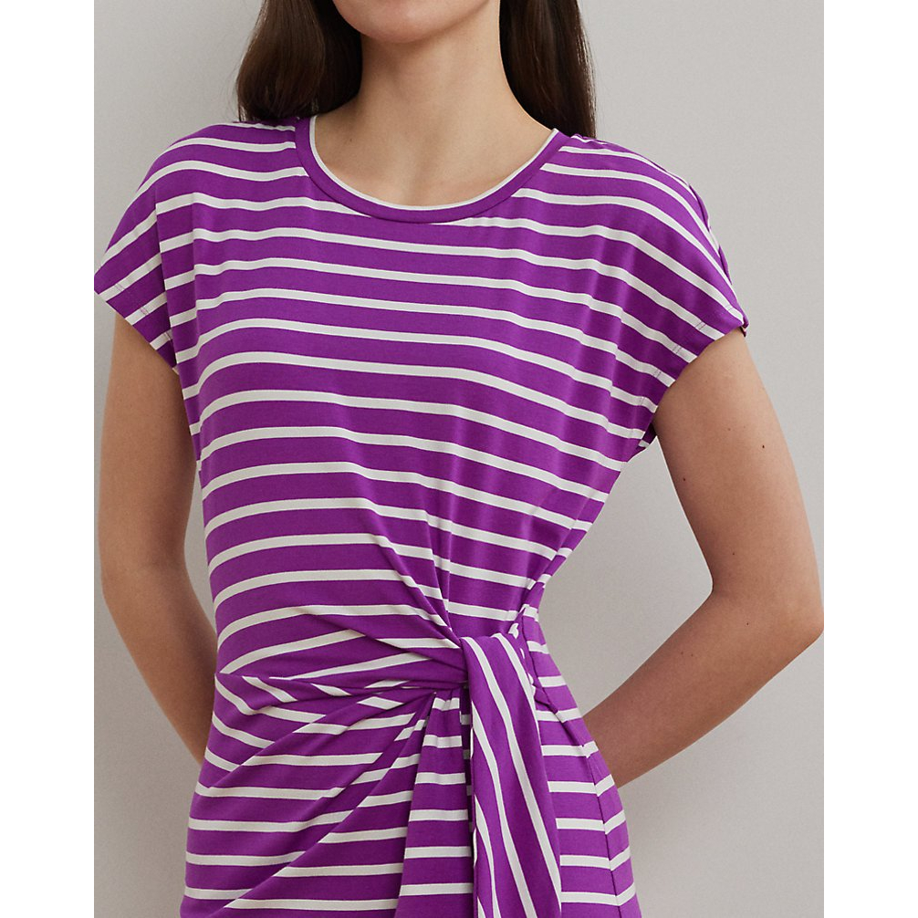 Women's 'Striped Tie-Front Jersey Dress'