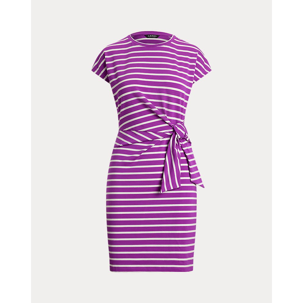 Women's 'Striped Tie-Front Jersey Dress'
