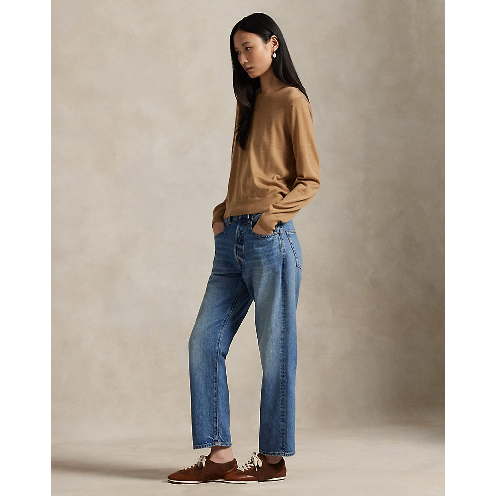 'Merino Wool Crewneck Sweater' pour Femmes