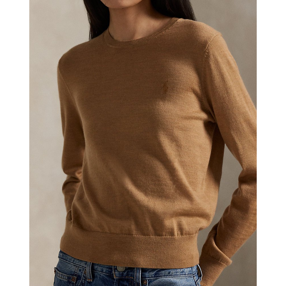 'Merino Wool Crewneck Sweater' pour Femmes