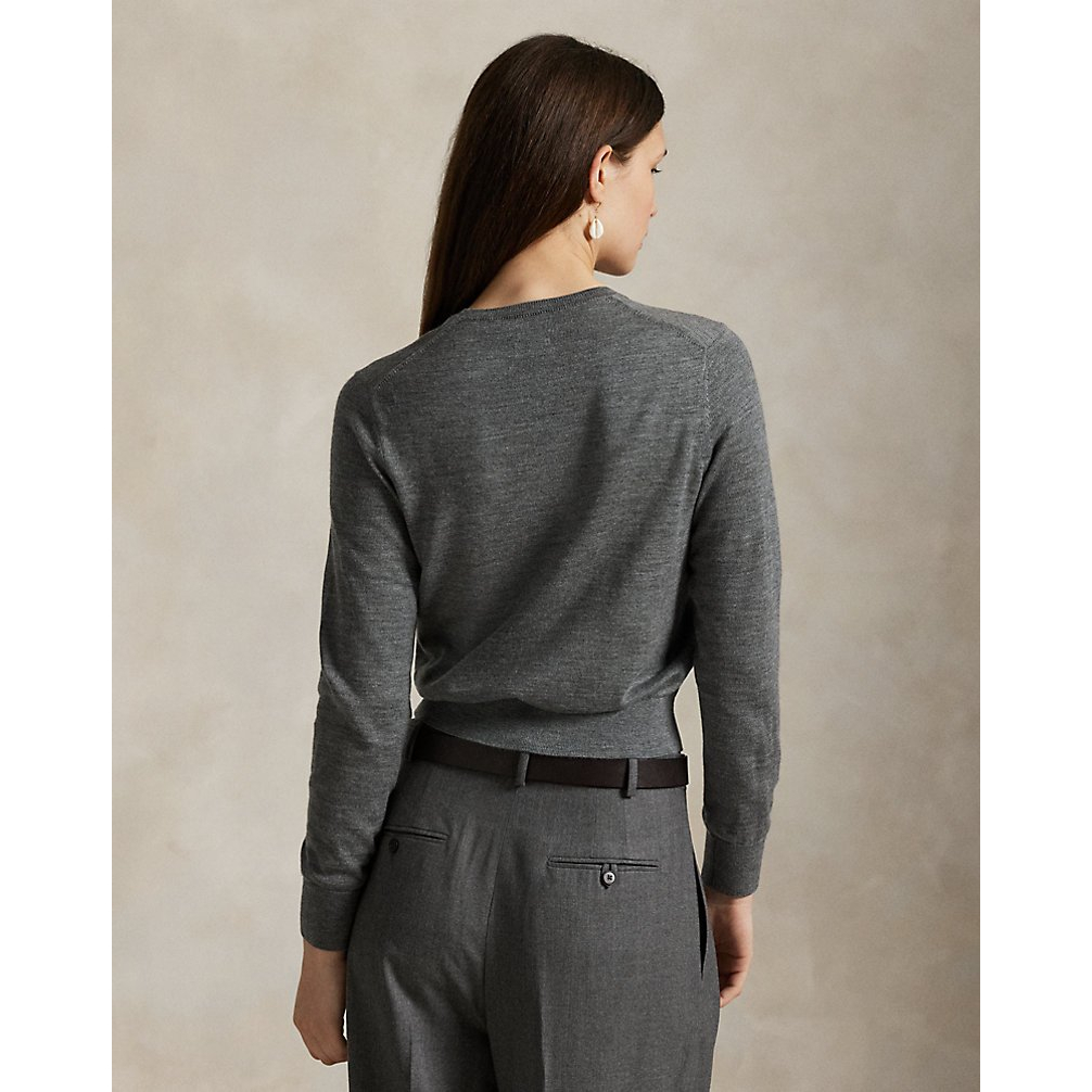 'Merino Wool Crewneck Sweater' pour Femmes