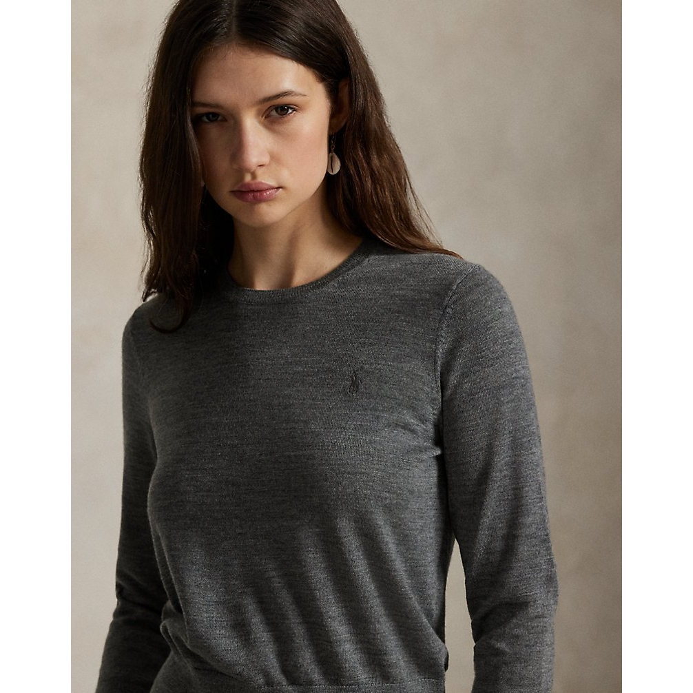 'Merino Wool Crewneck Sweater' pour Femmes
