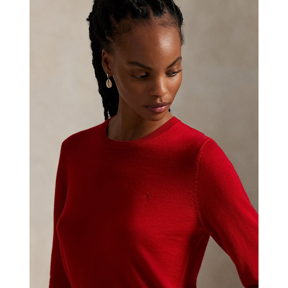 'Merino Wool Crewneck Sweater' pour Femmes