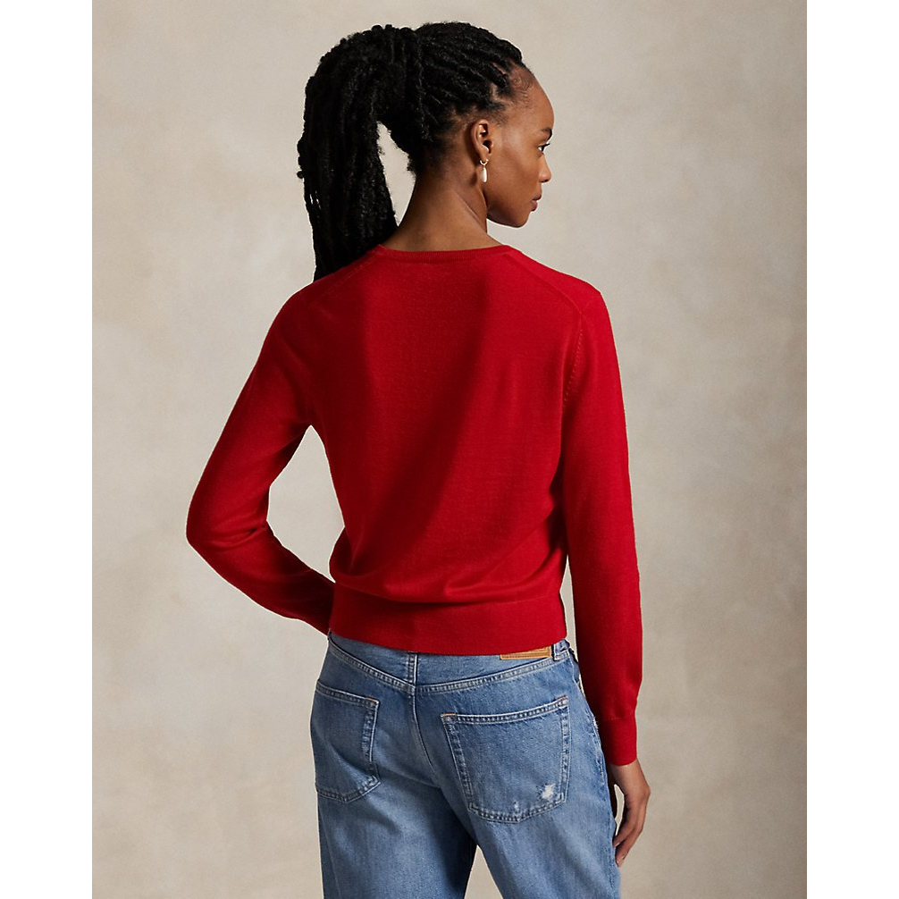 'Merino Wool Crewneck Sweater' pour Femmes