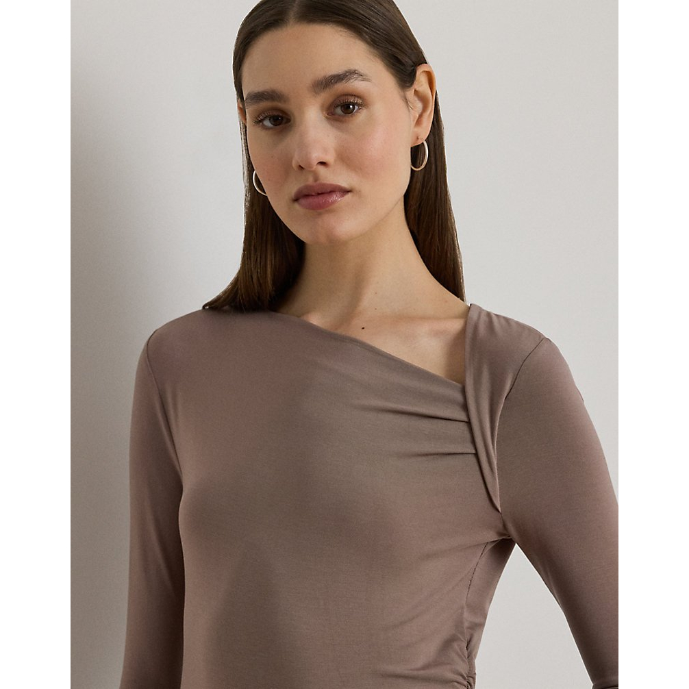 'Stretch Jersey Asymmetrical Top' pour Femmes