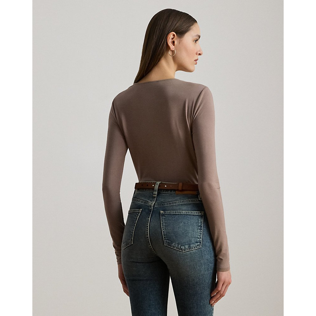'Stretch Jersey Asymmetrical Top' pour Femmes