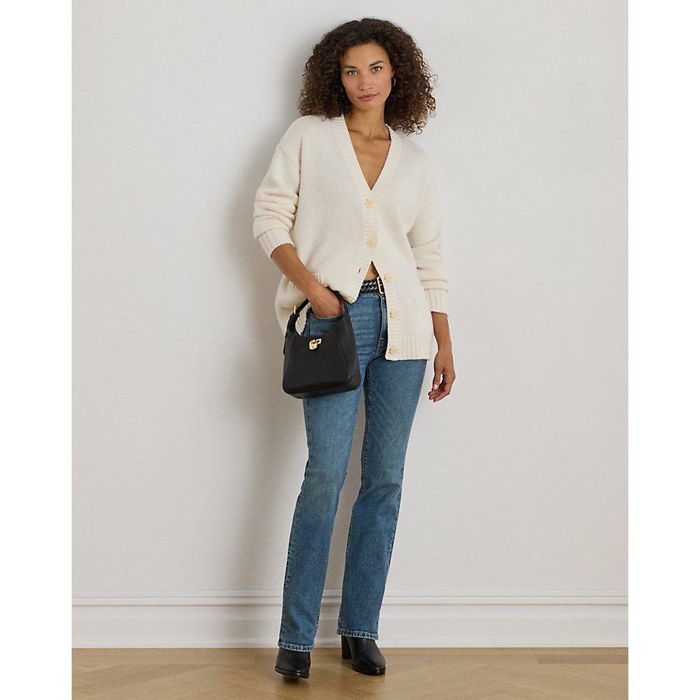 'Wool-Blend V-Neck Cardigan' pour Femmes