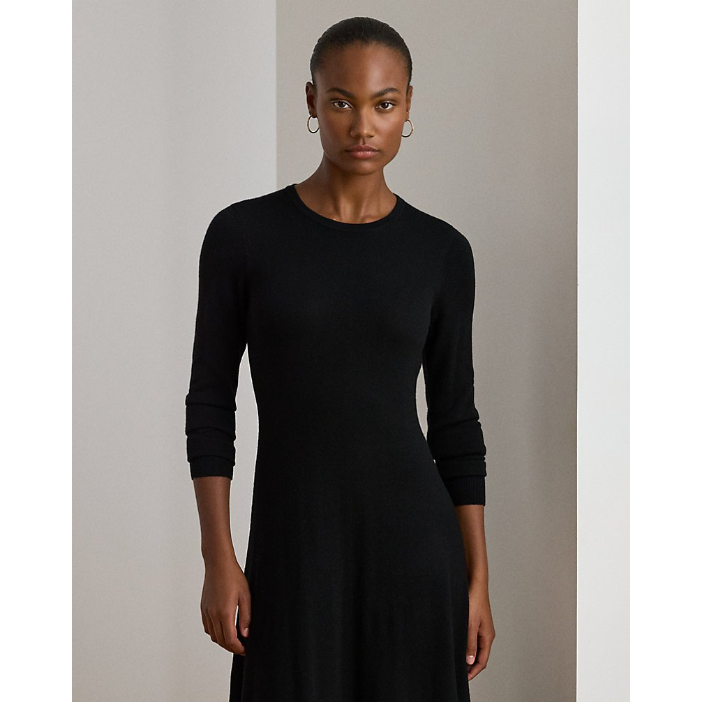 'Wool Crewneck Sweater Dress' pour Femmes