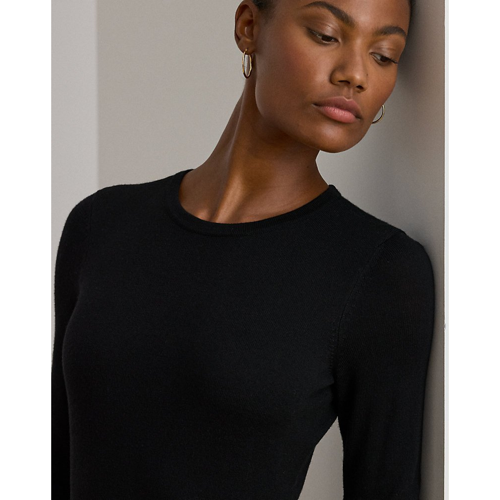 'Wool Crewneck Sweater Dress' pour Femmes