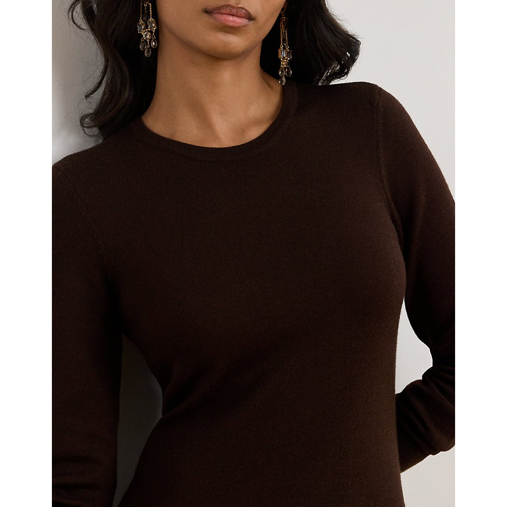 'Wool Crewneck Sweater Dress' pour Femmes