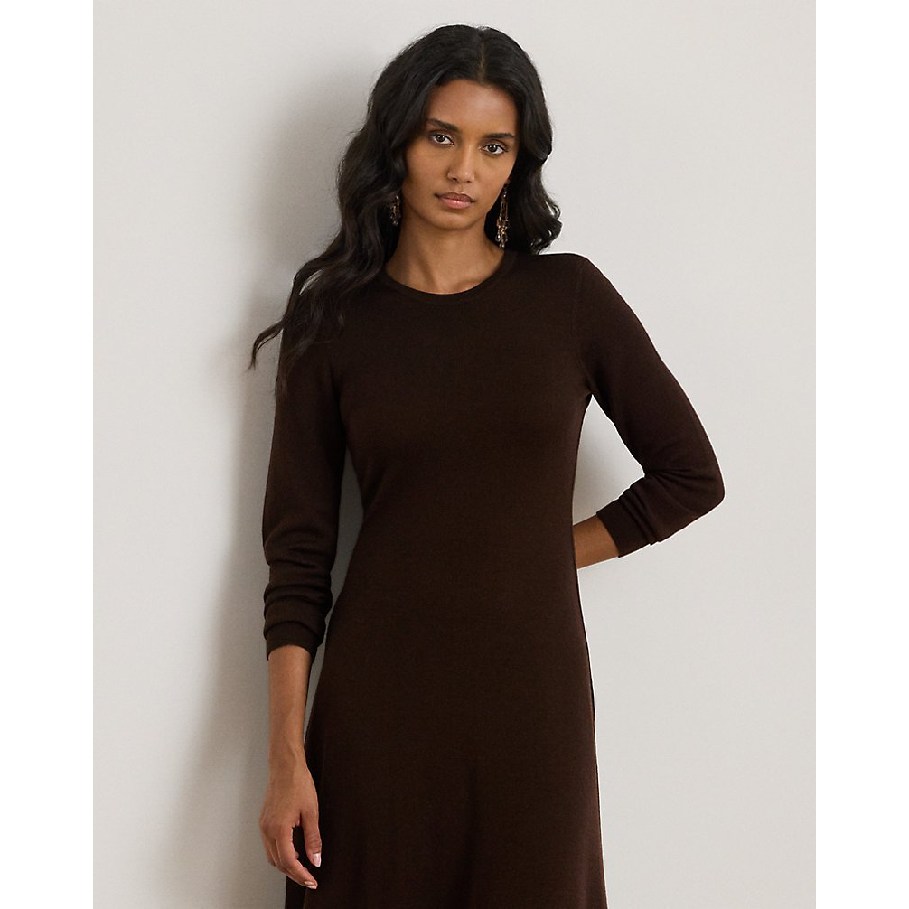 'Wool Crewneck Sweater Dress' pour Femmes