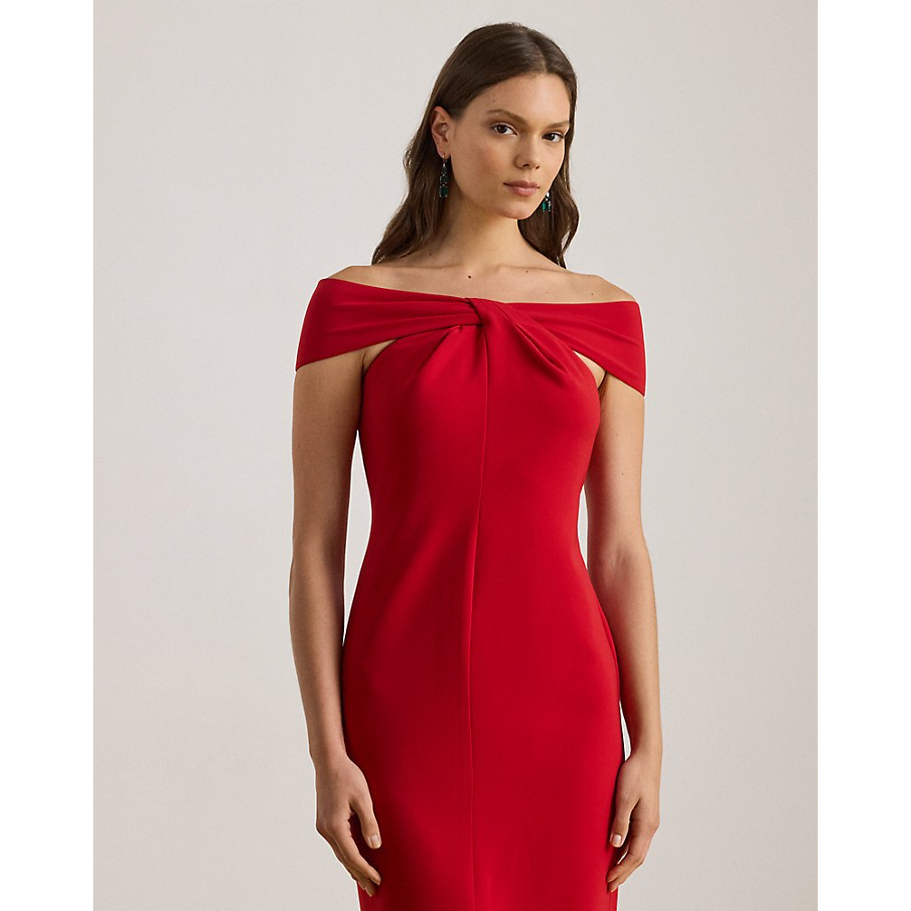 Women's 'Twist-Front Crepe Cocktail Dress'