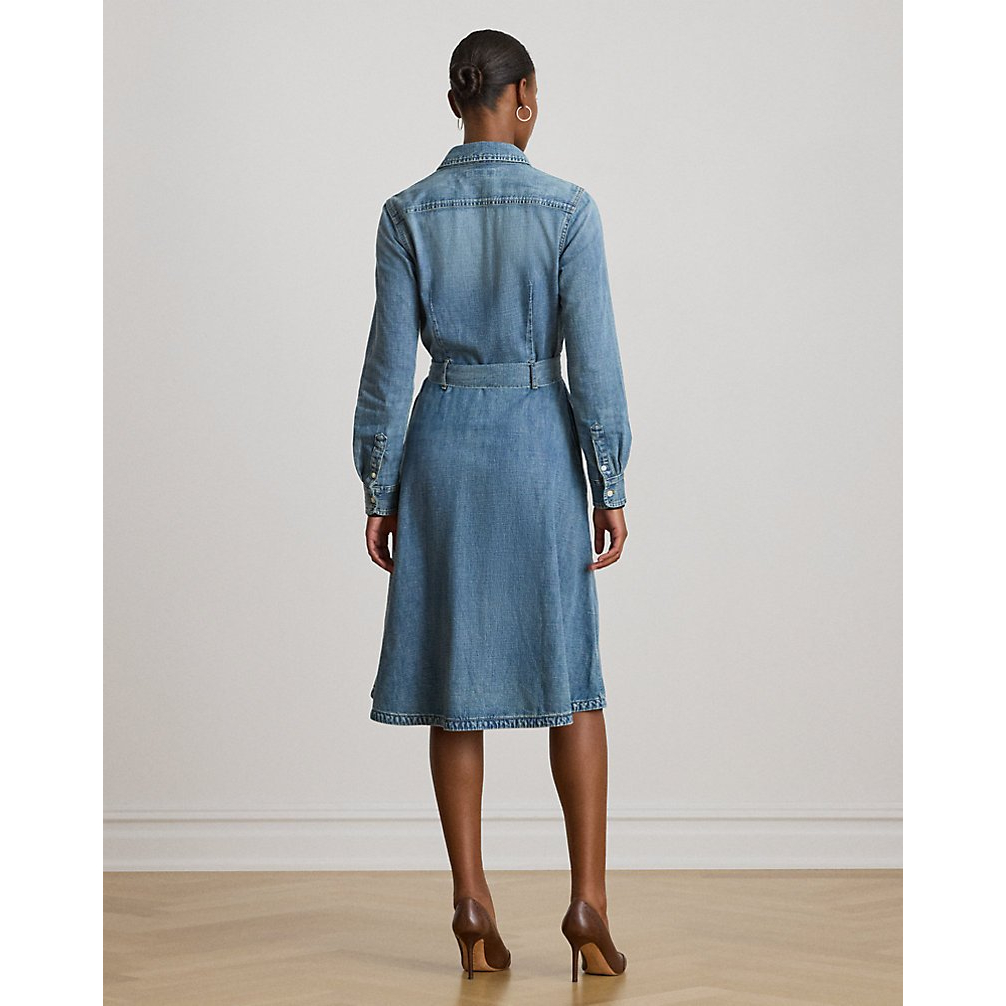 Women's 'Belted Denim Shirtdress'