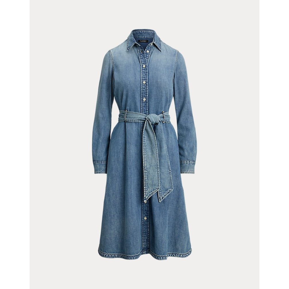 Women's 'Belted Denim Shirtdress'