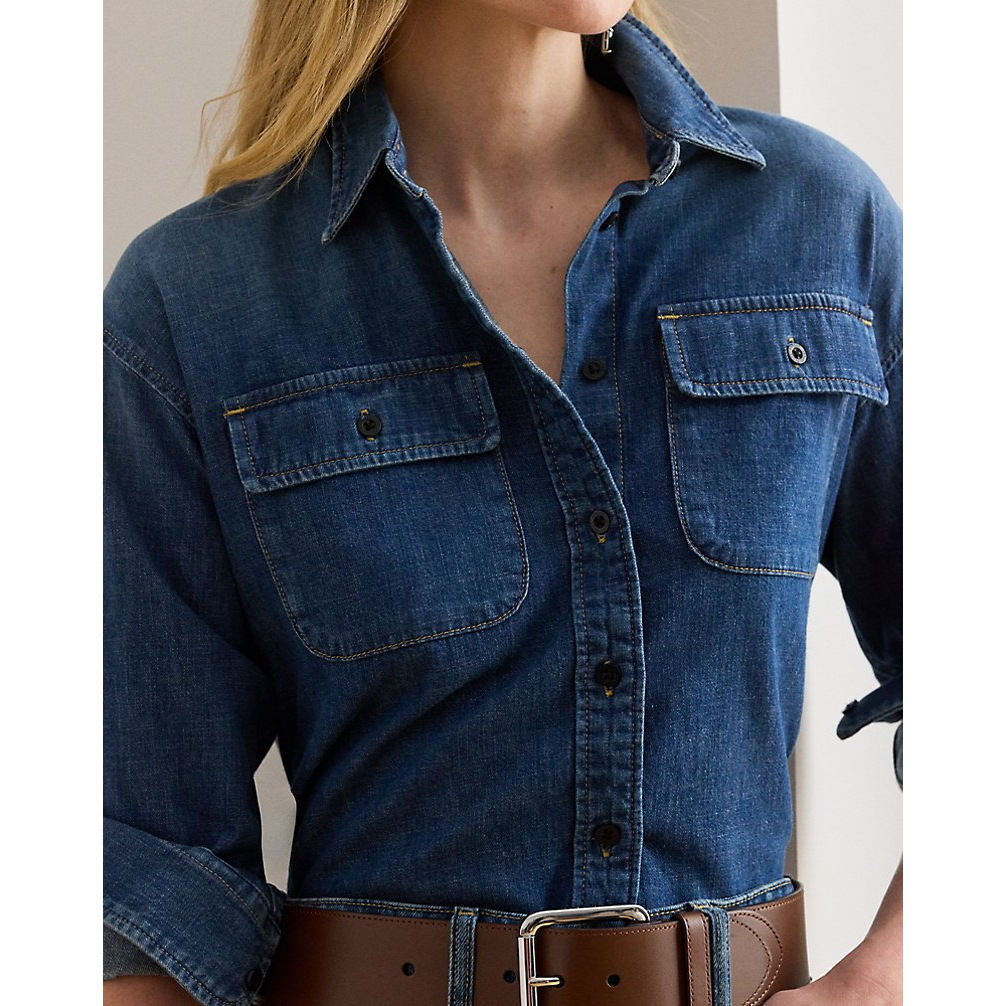 'Denim Shirt' pour Femmes