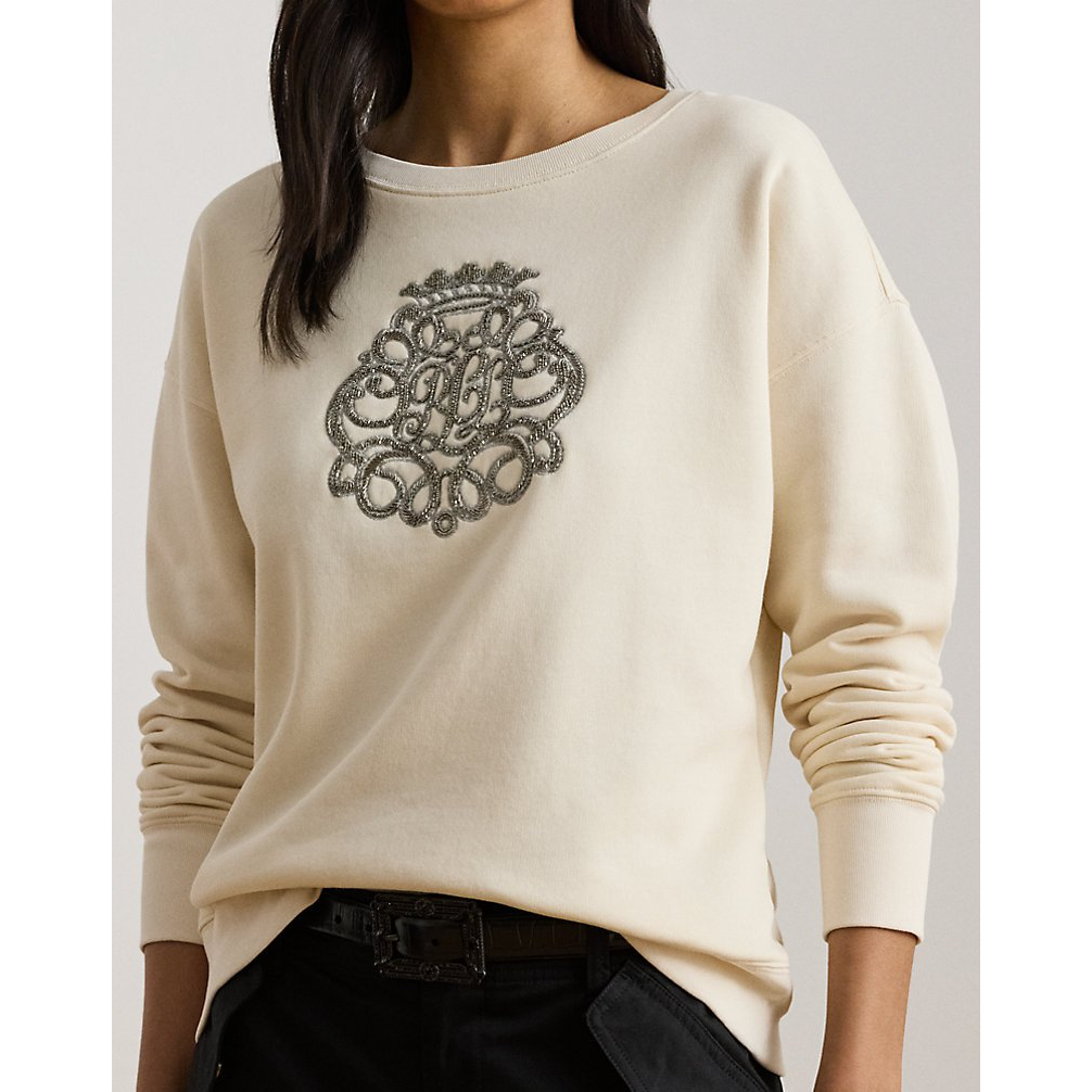 Women's 'Beaded-Crest Fleece Pullover'