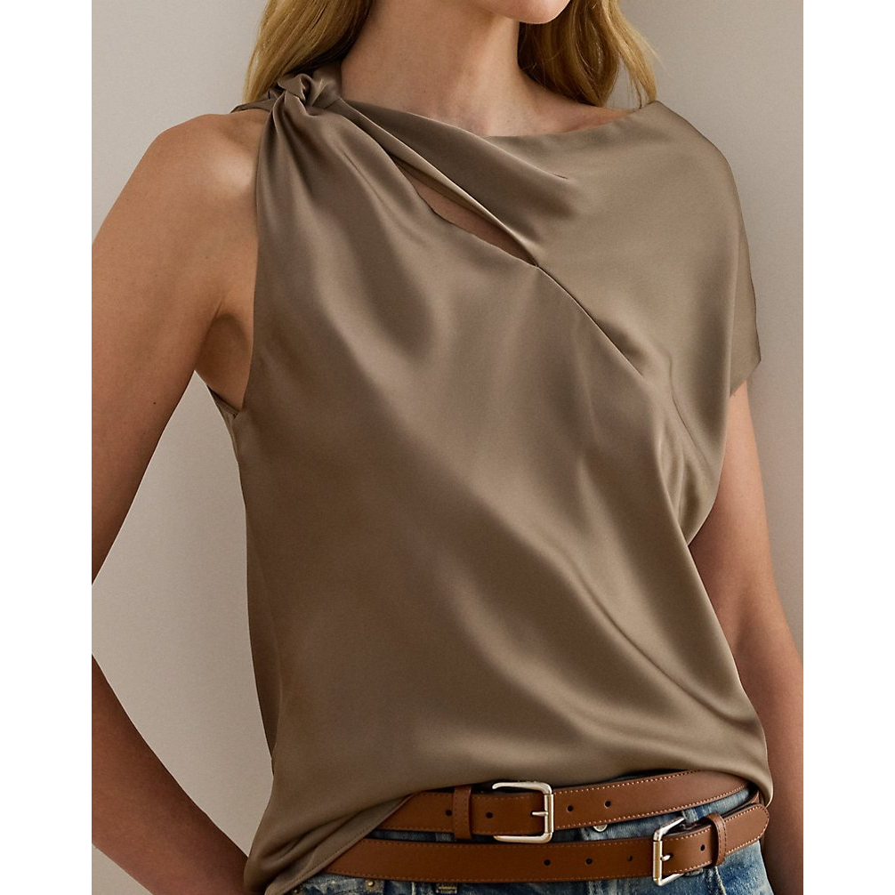 Women's 'Charmeuse Asymmetrical Blouse'