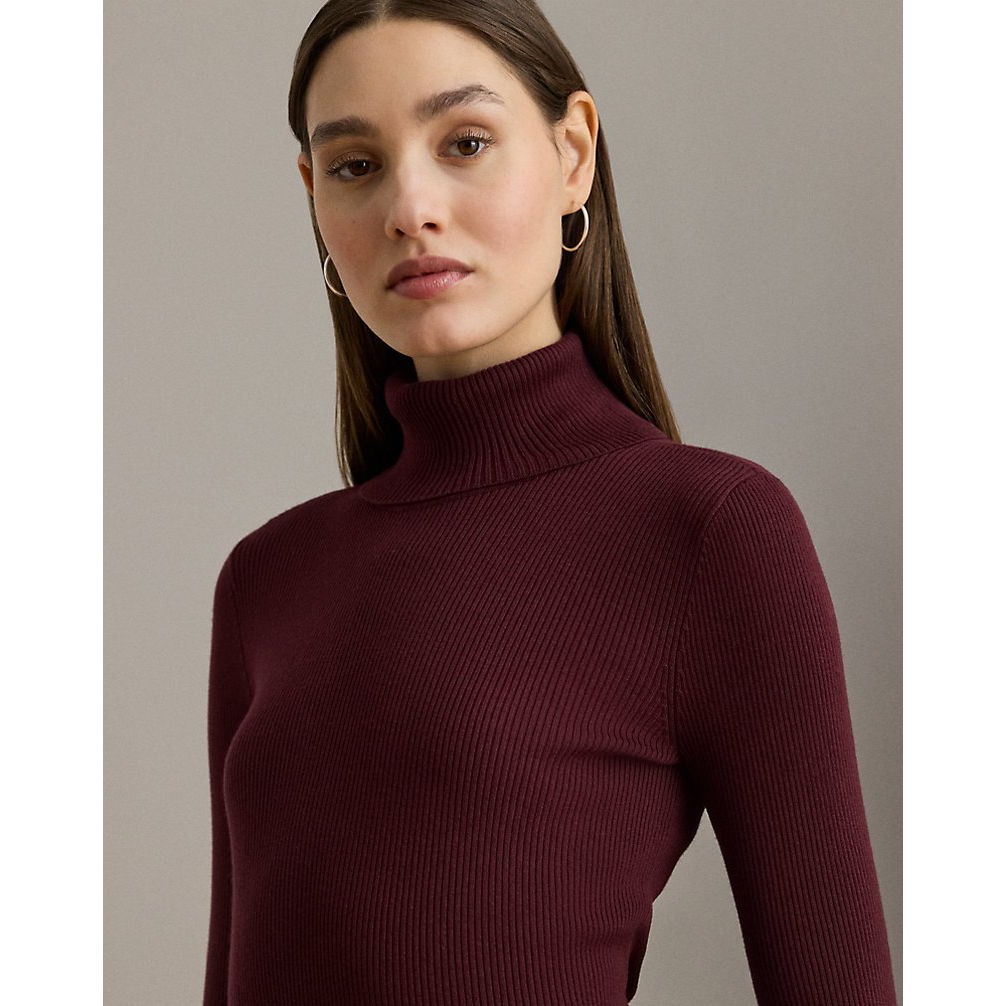 'Ribbed Turtleneck Sweater' pour Femmes