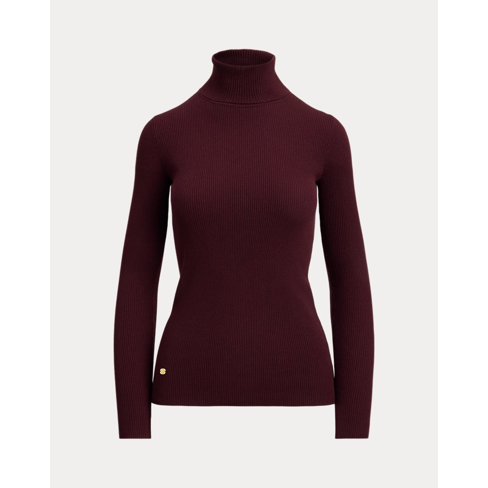 'Ribbed Turtleneck Sweater' pour Femmes