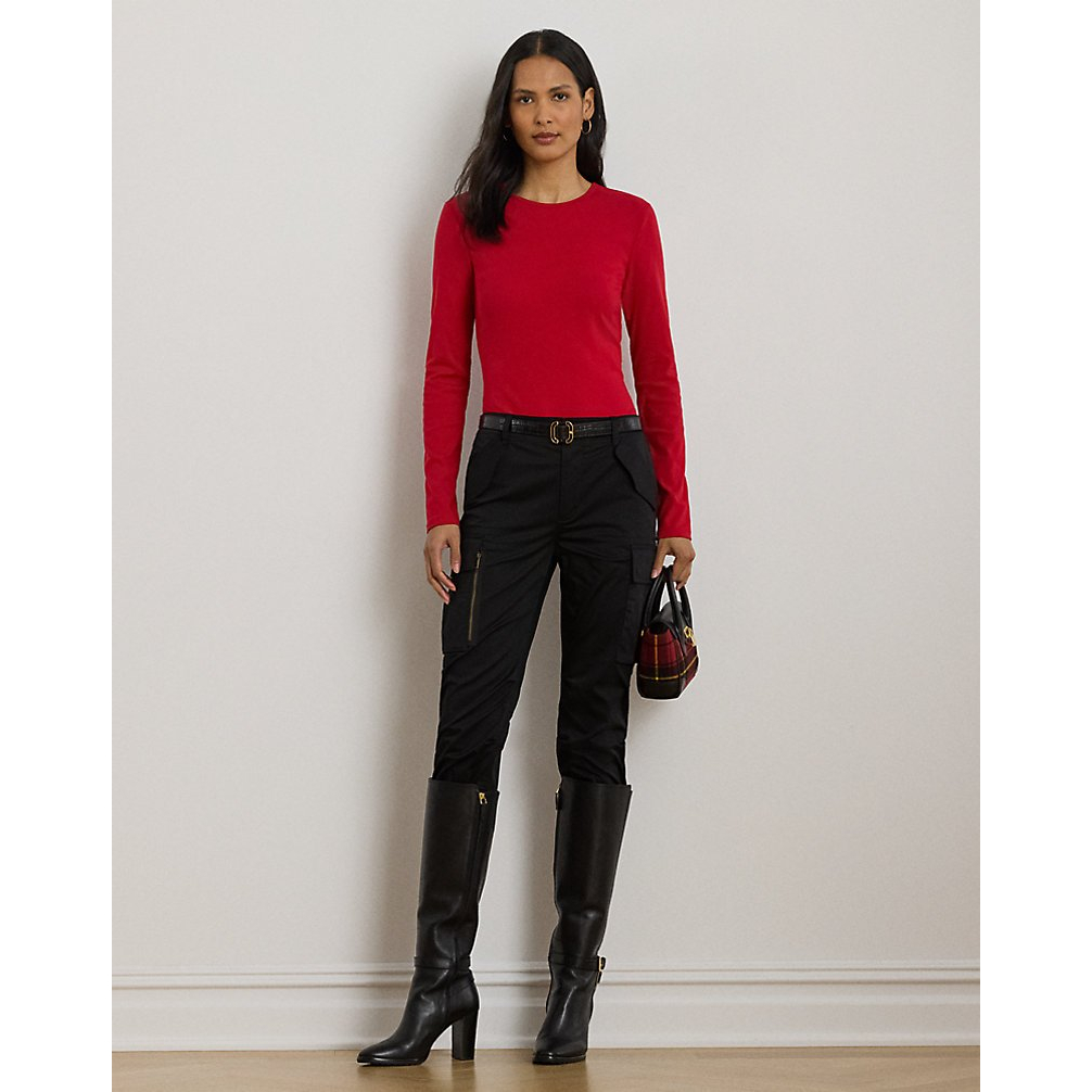 Women's 'Stretch Cotton Long-Sleeve Tee'