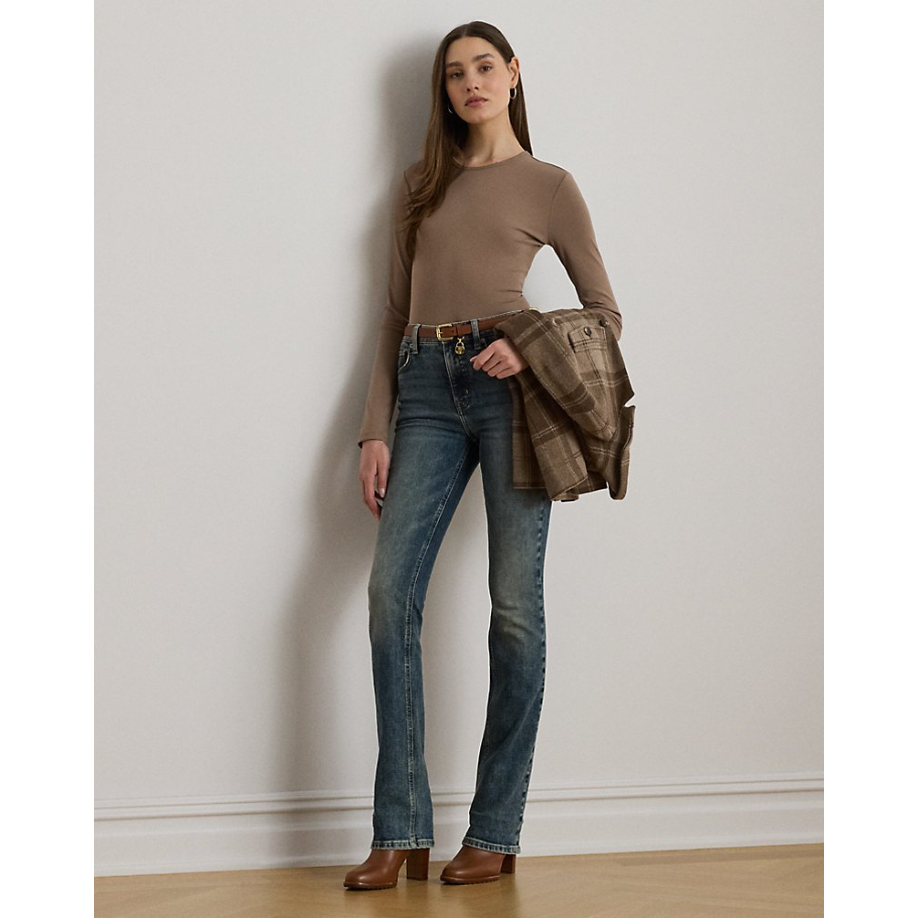 Women's 'Stretch Cotton Long-Sleeve Tee'