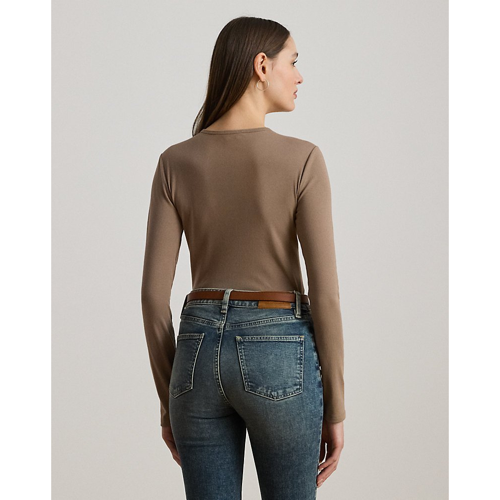 Women's 'Stretch Cotton Long-Sleeve Tee'