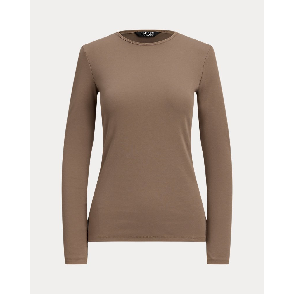 Women's 'Stretch Cotton Long-Sleeve Tee'