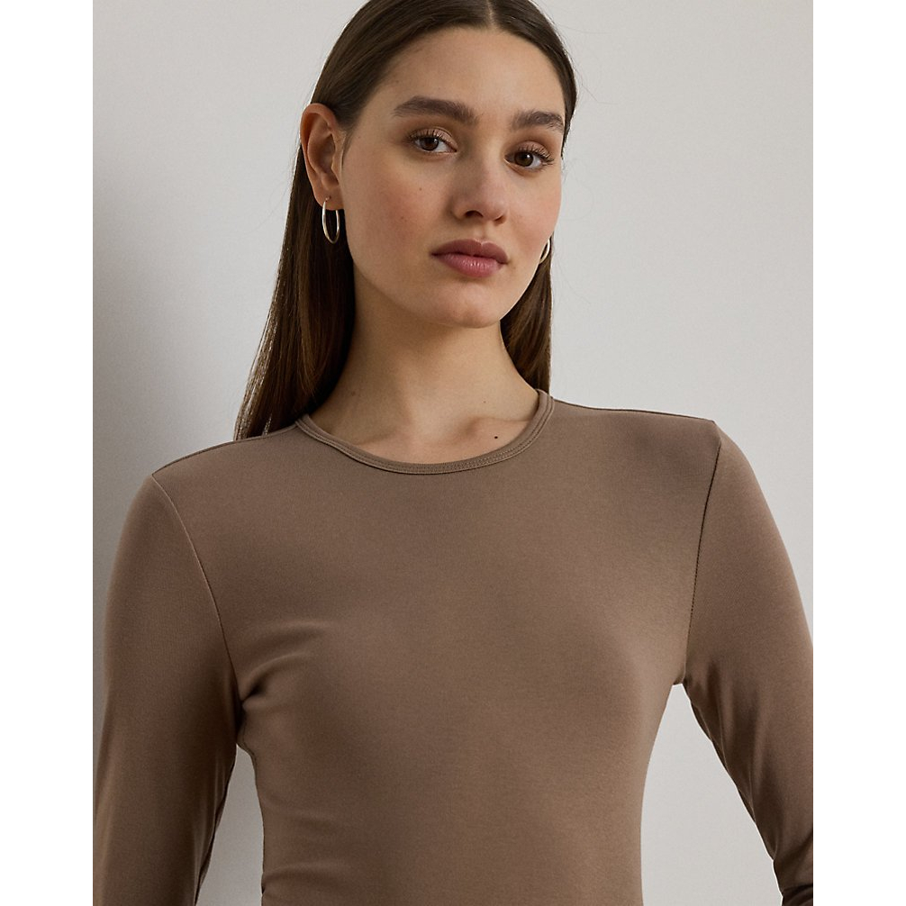 Women's 'Stretch Cotton Long-Sleeve Tee'