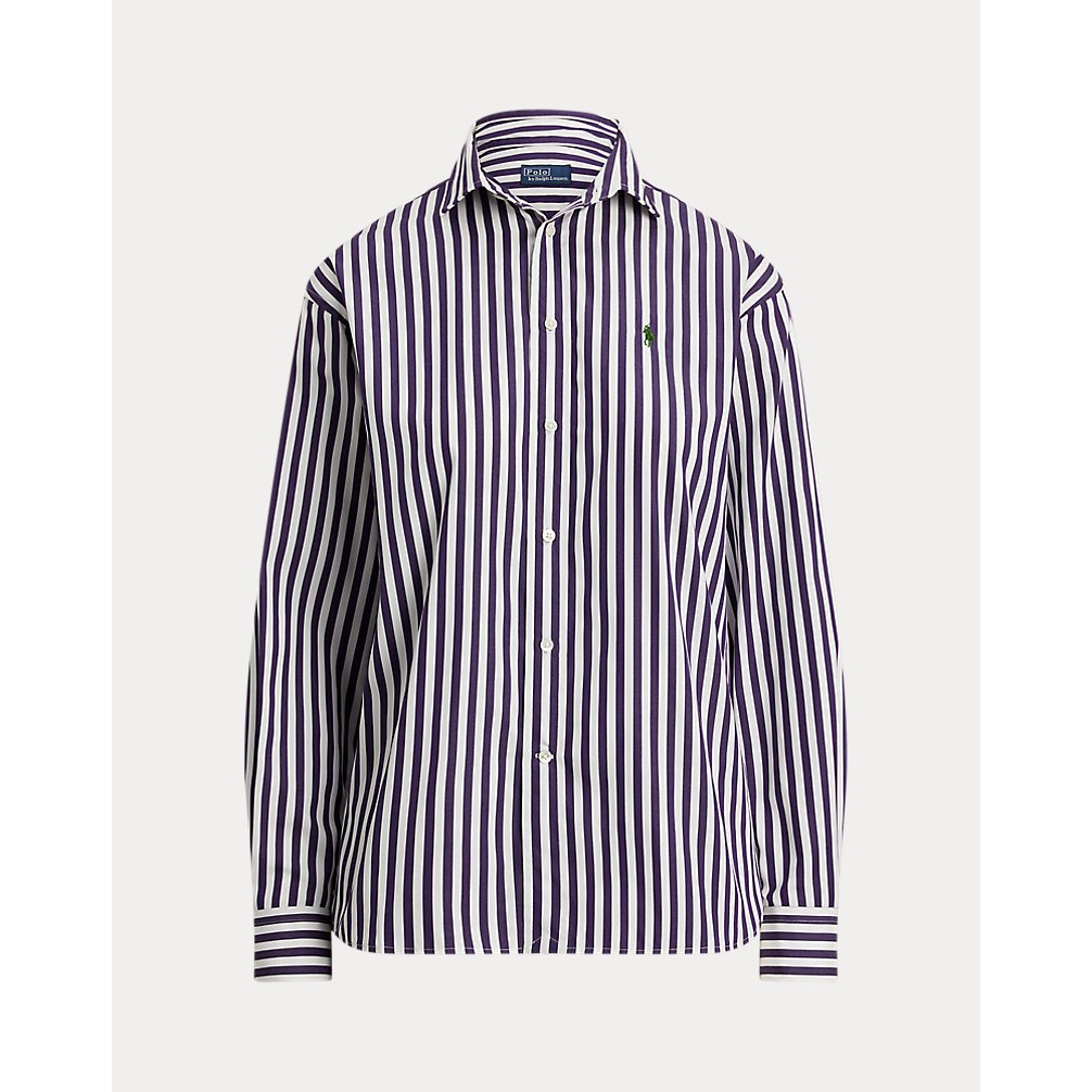 Women's 'Relaxed Fit Striped Cotton Shirt'