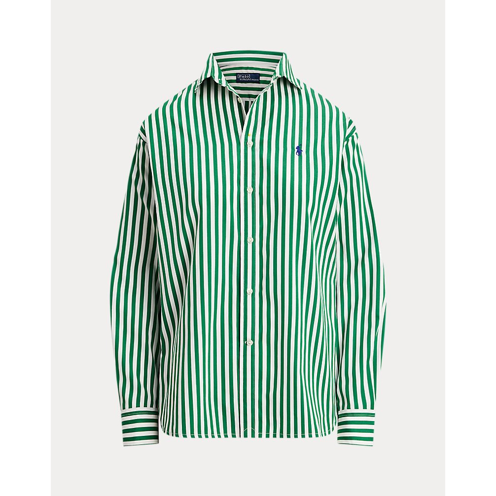 Women's 'Relaxed Fit Striped Cotton Shirt'