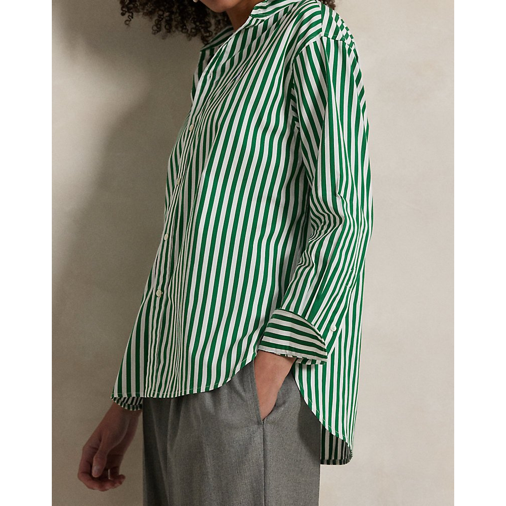 Women's 'Relaxed Fit Striped Cotton Shirt'
