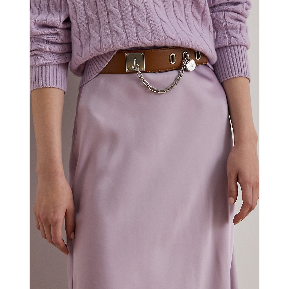 Women's 'Satin Charmeuse Midi Skirt'