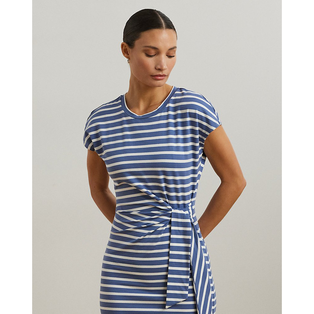 Women's 'Striped Tie-Front Jersey Dress'