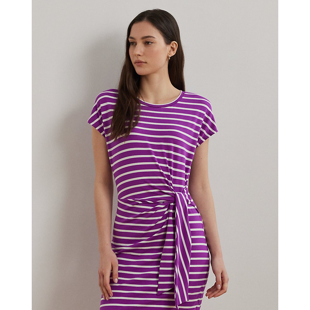 Women's 'Striped Tie-Front Jersey Dress'